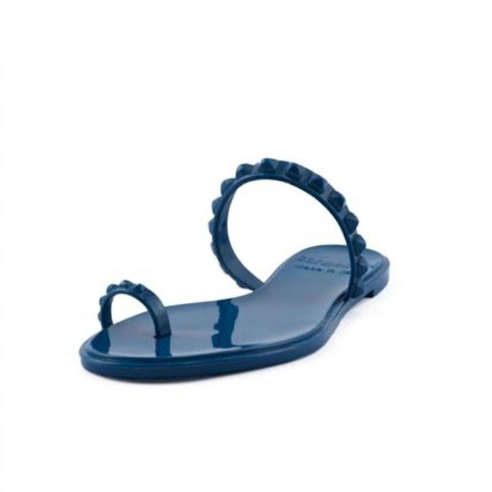 NEW CARMEN SOL maria flat sandal in dark blue